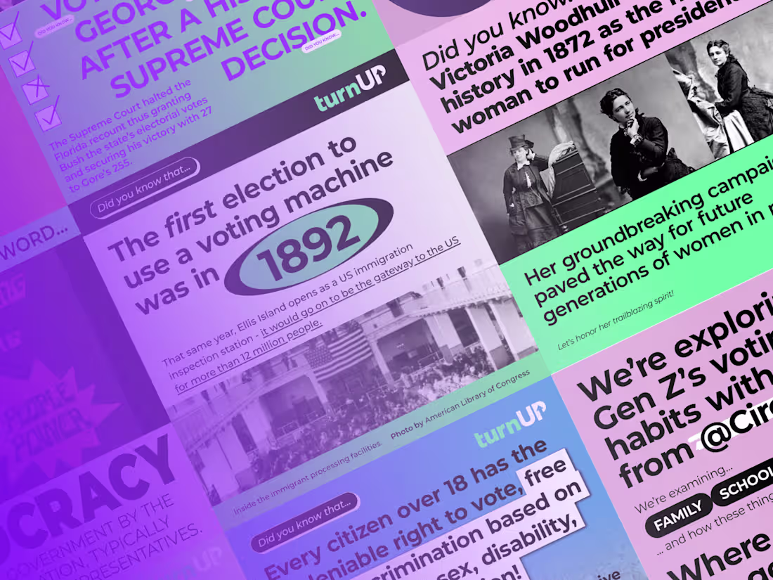 Cover image for TurnUp Activism - Social Media Design