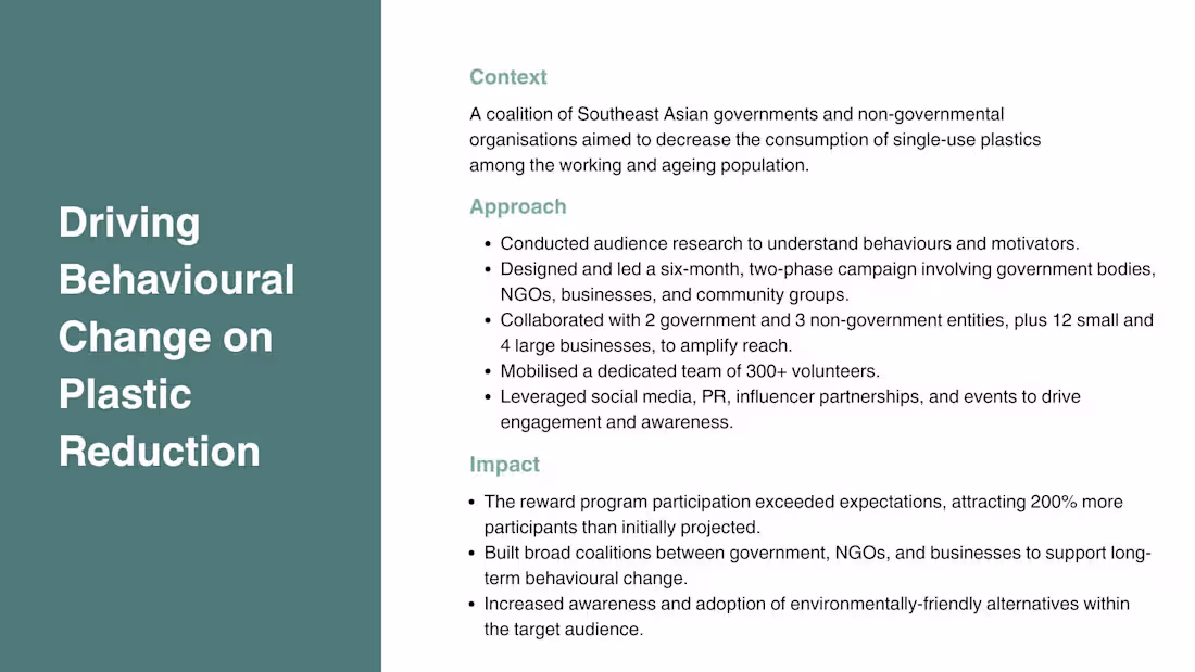 Cover image for Nation-wide Marketing Campaign for an Environmental NGO