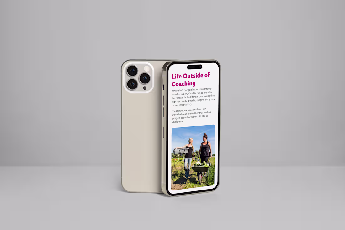 Cover image for Meet Yourself in Menopause Brand Design and Website