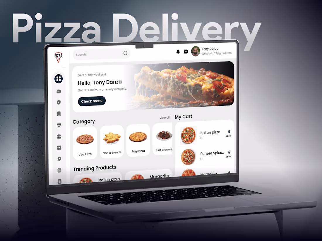 Cover image for Pizza Delivery Admin Dashboard