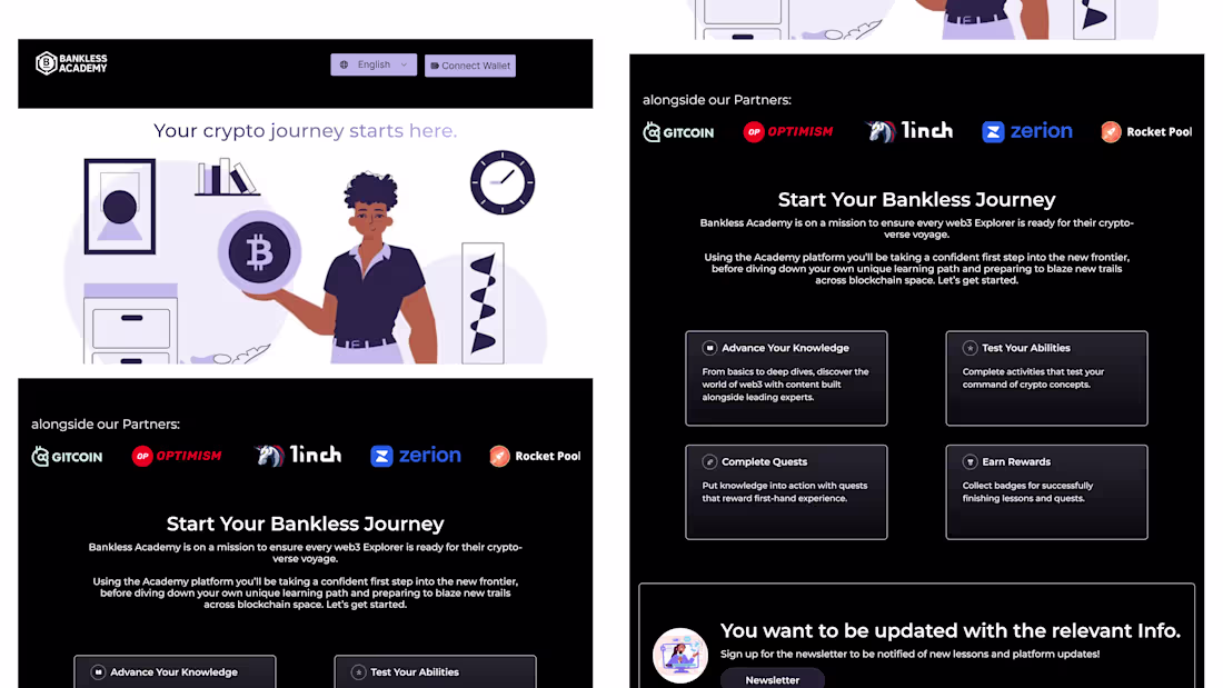 Cover image for Web3 Education WebApp Case Study