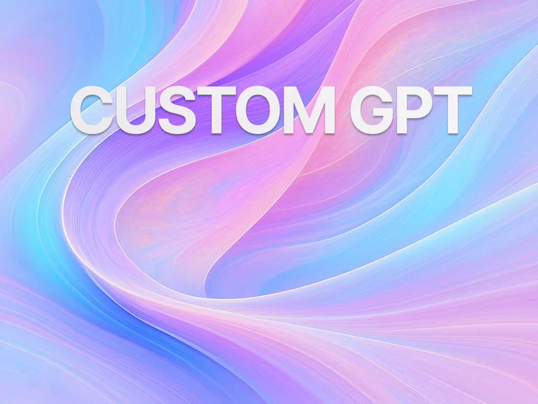 Cover image for Custom GPT trained to match your voice, workflow, and goals.