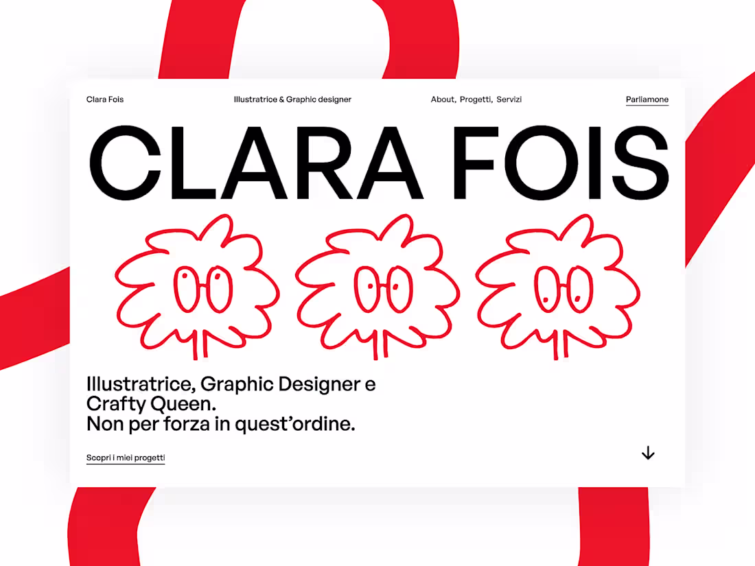 Cover image for My favourite sections from the portfolio website I designed ...