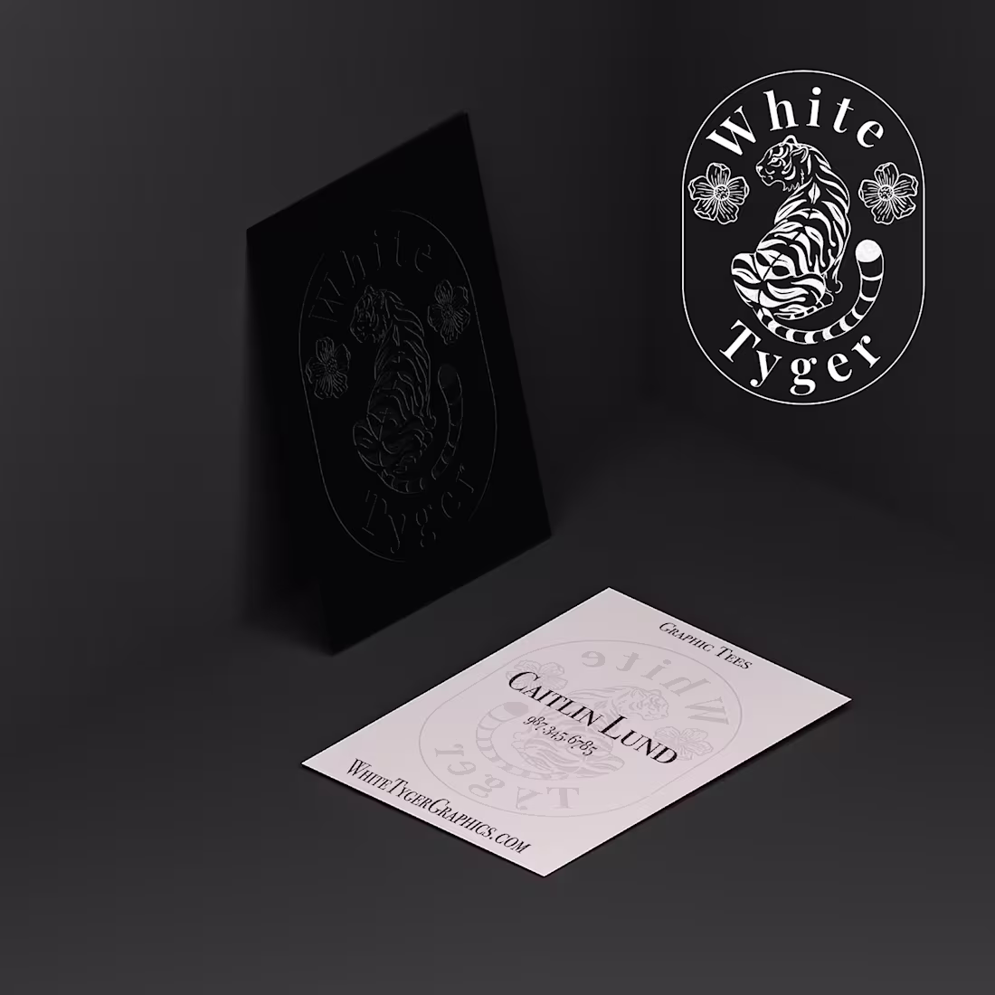 Cover image for White Tyger Logo Design and Mockups