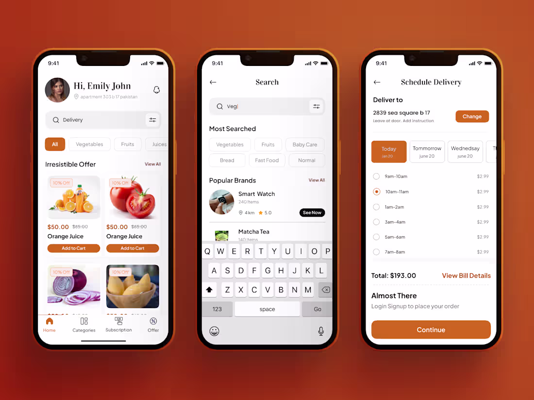 Cover image for Food Delivery & Subscription App