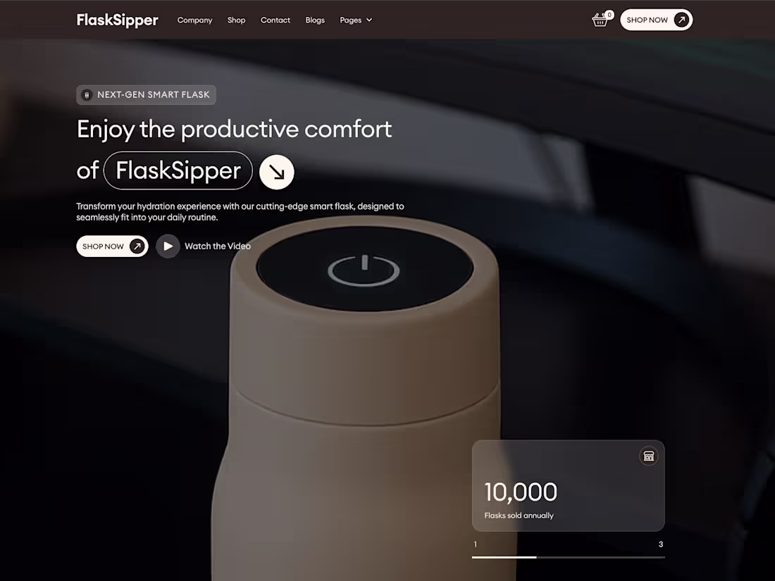 Cover image for FlaskSipper Smart Thermos