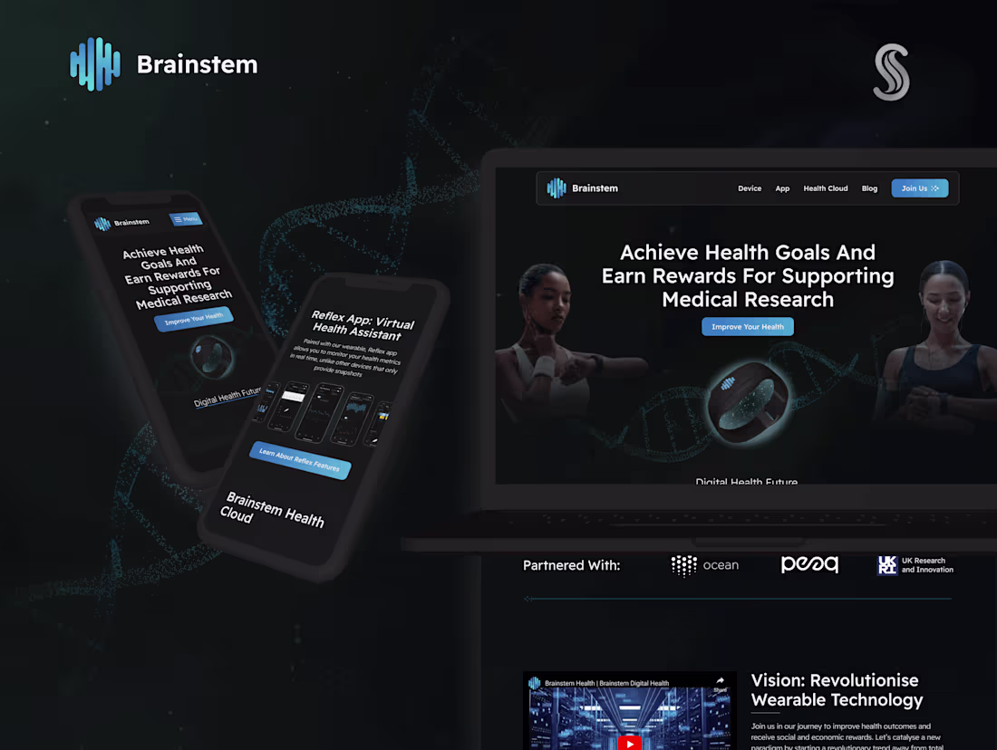 Cover image for Brainstem Digital Health – WordPress Website