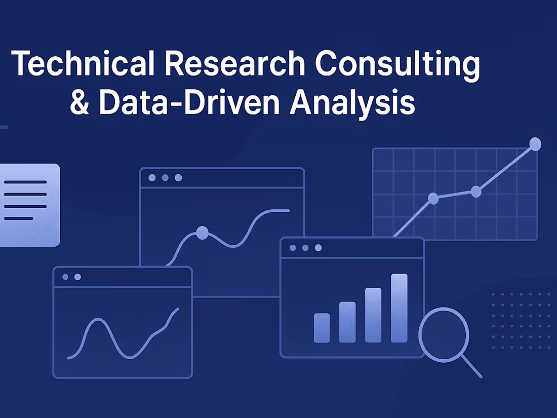 Cover image for Technical Research Consulting & Data-Driven Analysis