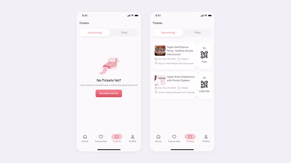 Cover image for Currently building an event app, here is a snapshot of the e...