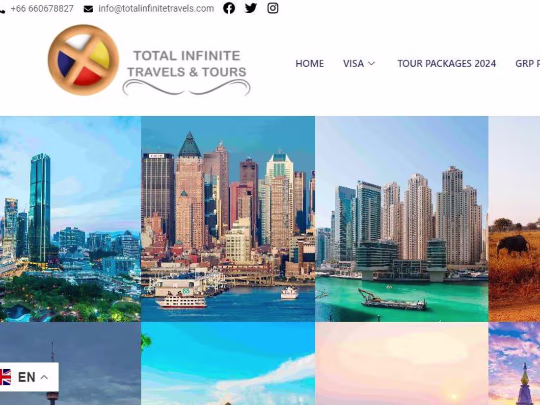 Cover image for Total Infinite Travel & Tours