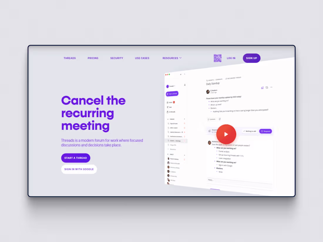 Cover image for Threads.com | Webflow Development