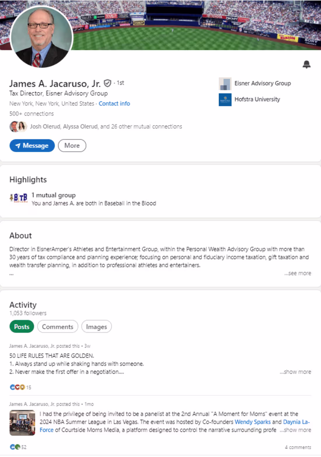 Cover image for LinkedIn Audit + Optimization | James Jacaruso