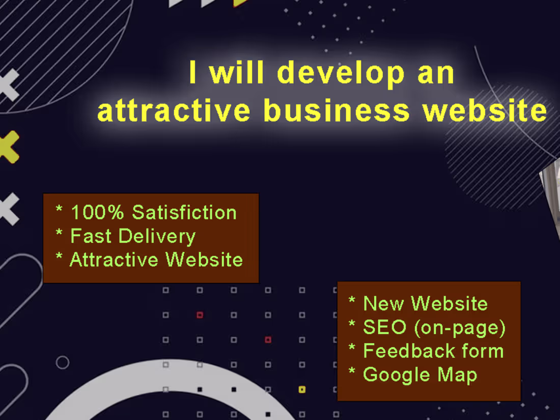 Cover image for Website Development with on-page SEO