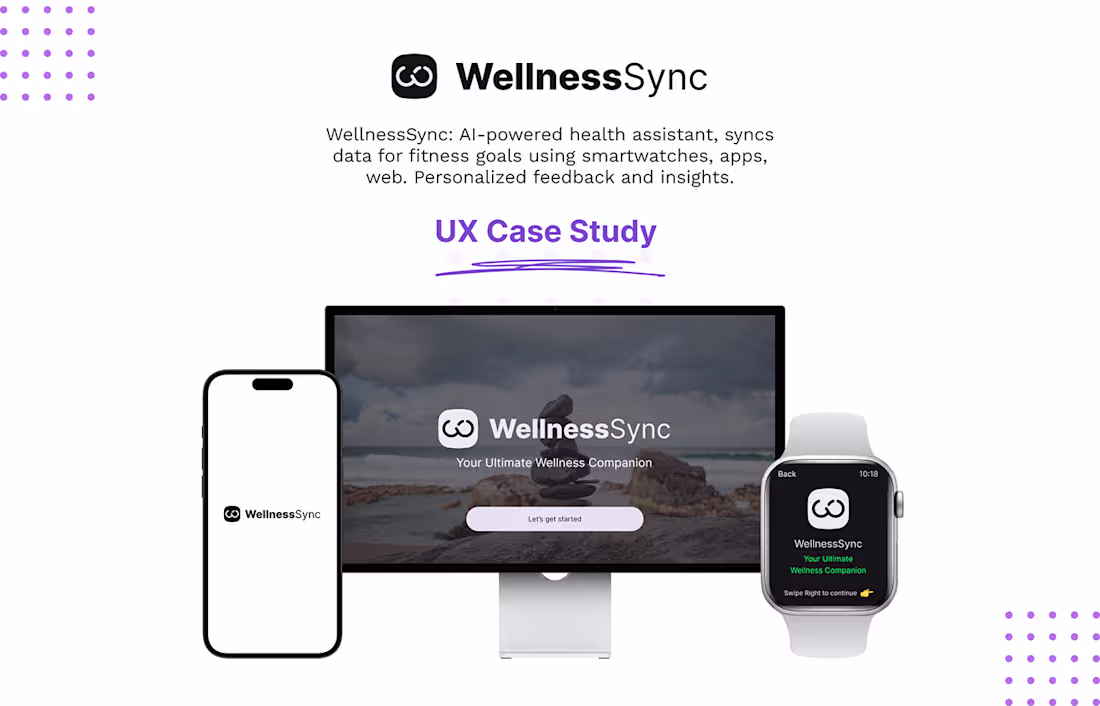 Cover image for WellnessSync Case study: Behance