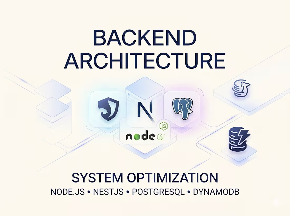 Cover image for Backend Architecture & System Optimization