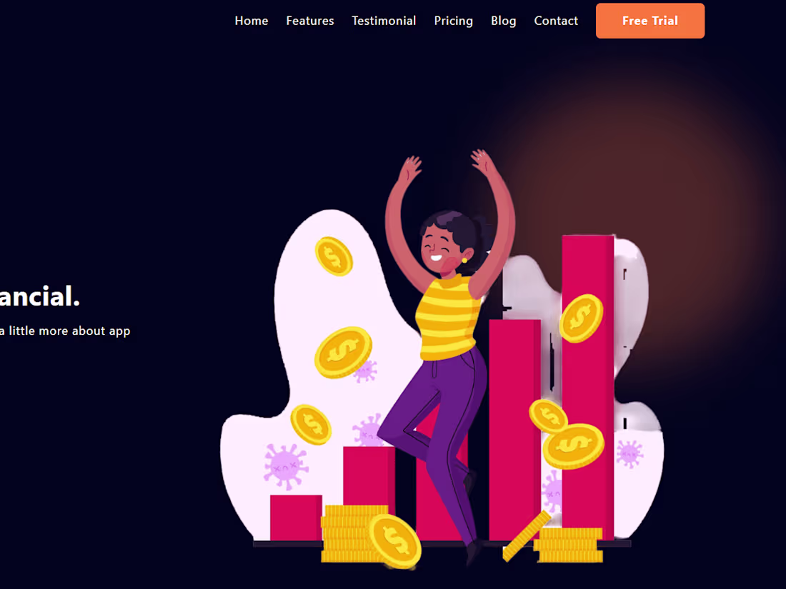 Cover image for Bank Responsive Landing Page