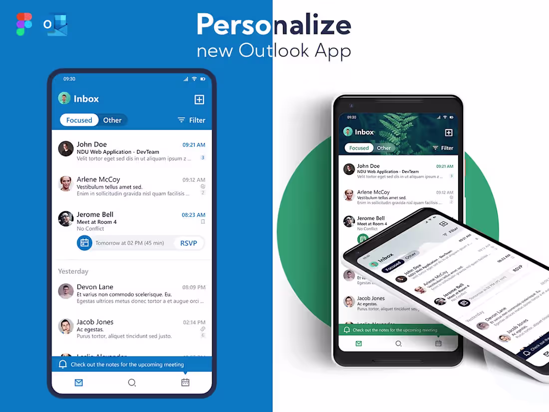 Cover image for Outlook App Redesign