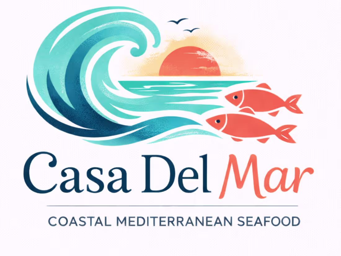 Cover image for A vibrant coastal seafood logo
