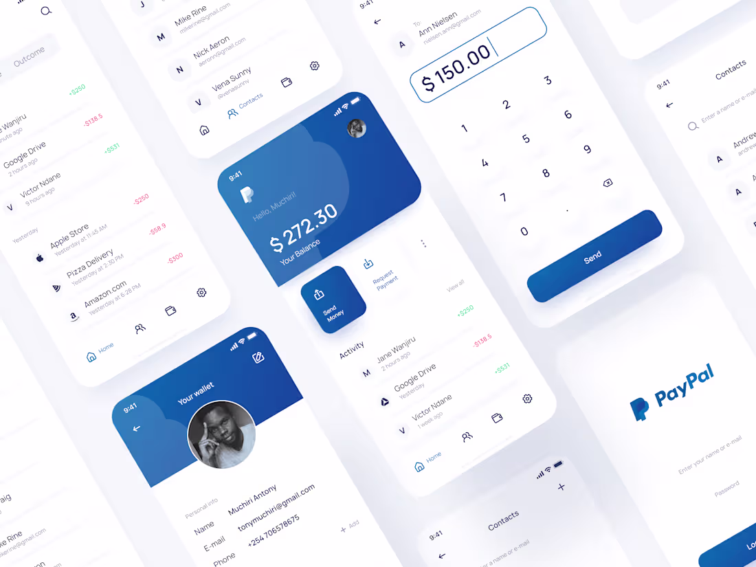 Cover image for PayPal UI re-design