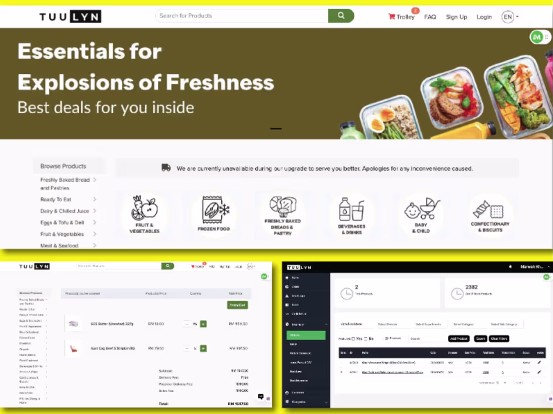 Cover image for Tuulyn – Multi-Vendor Grocery E-commerce Platform