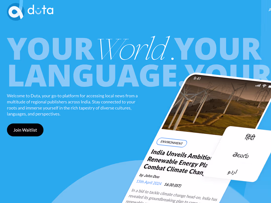 Cover image for Duta News 