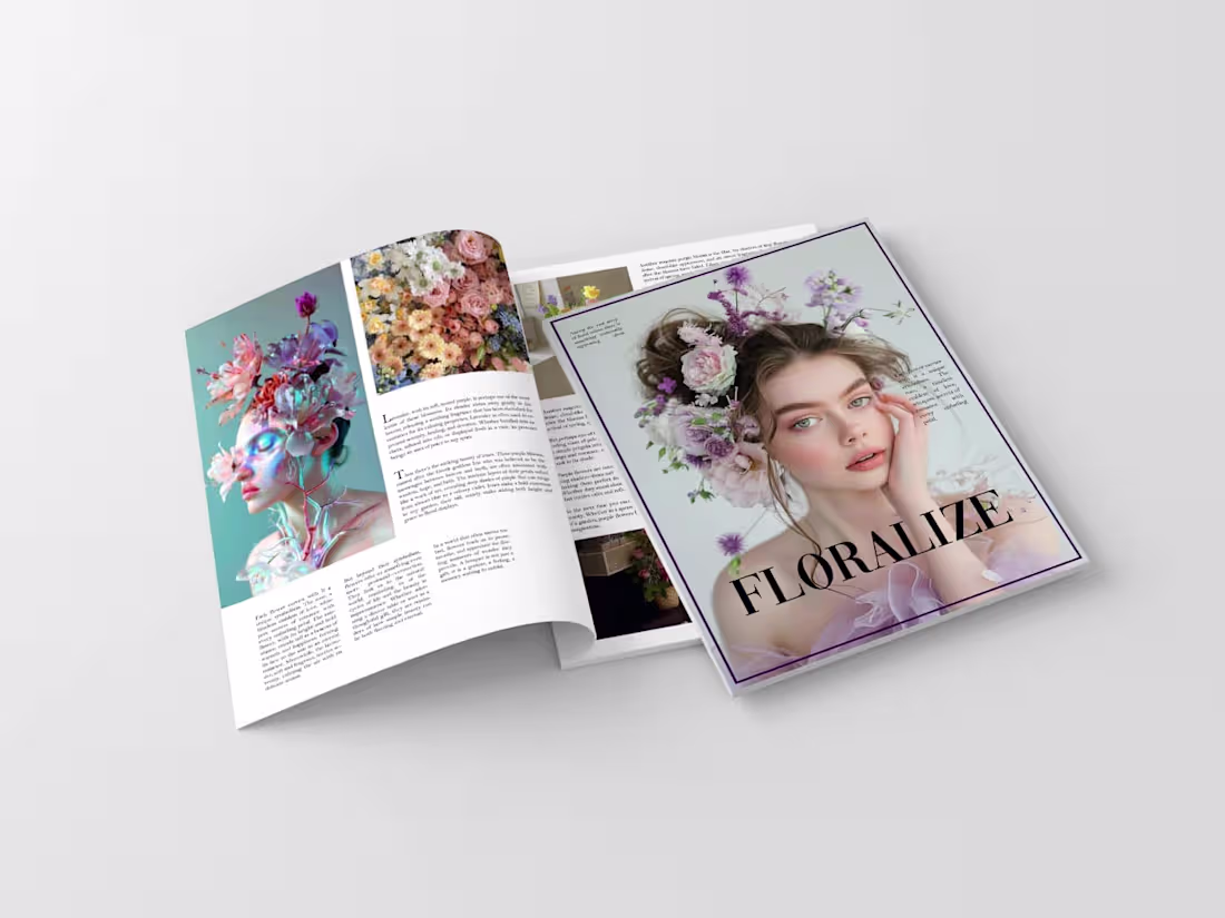 Cover image for Floralize Magazine Design