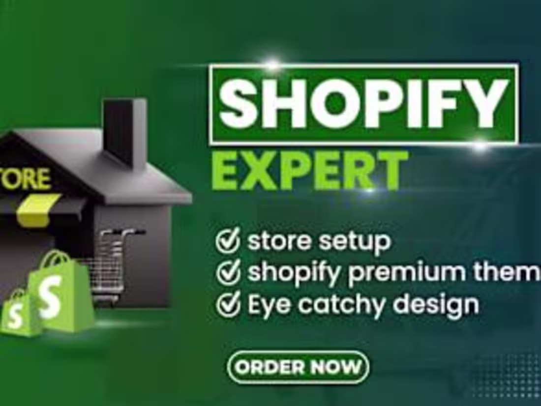 Cover image for create shopify dropshipping store,shopify store design