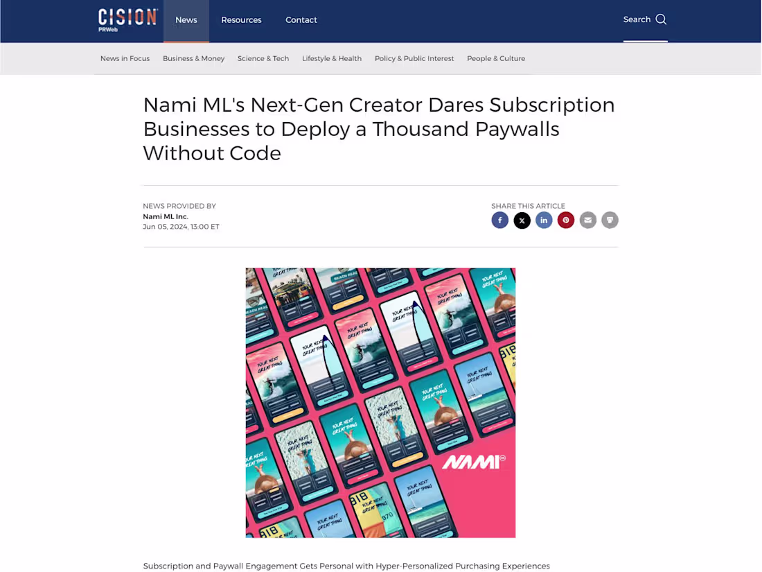 Cover image for Press Release