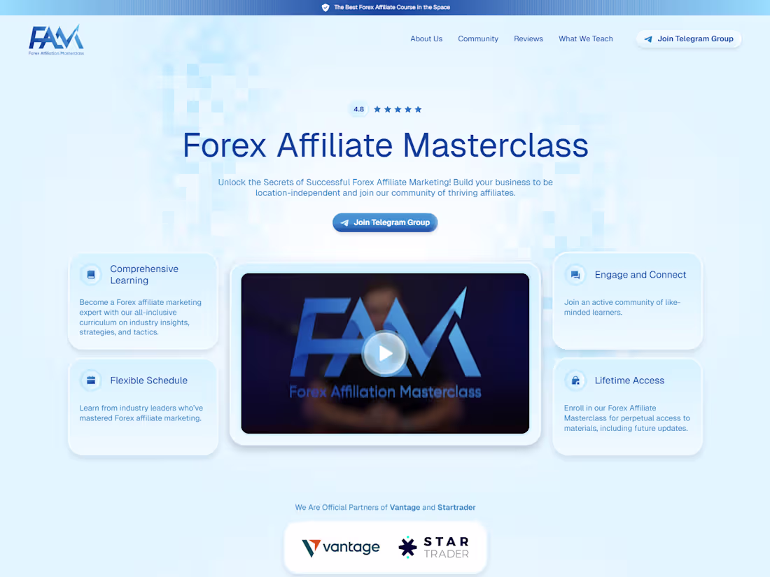 Cover image for Forex Affiliate Masterclass
