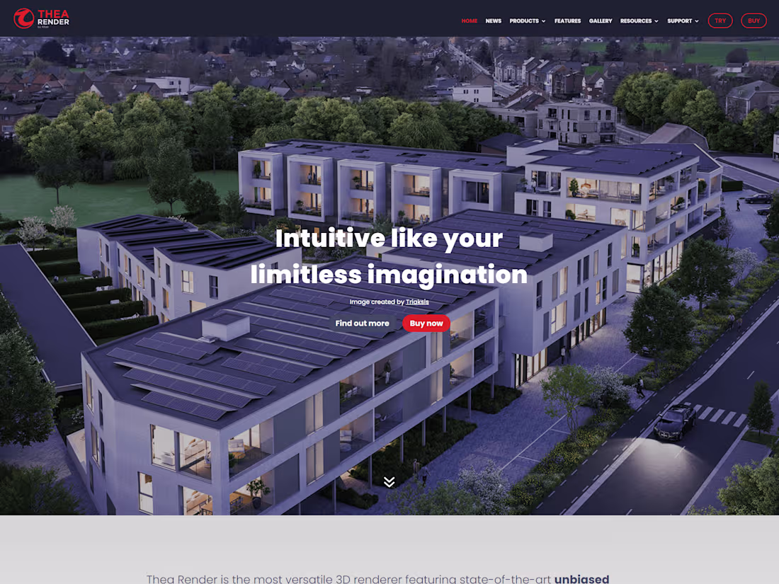 Cover image for Thea Render » The most versatile renderer