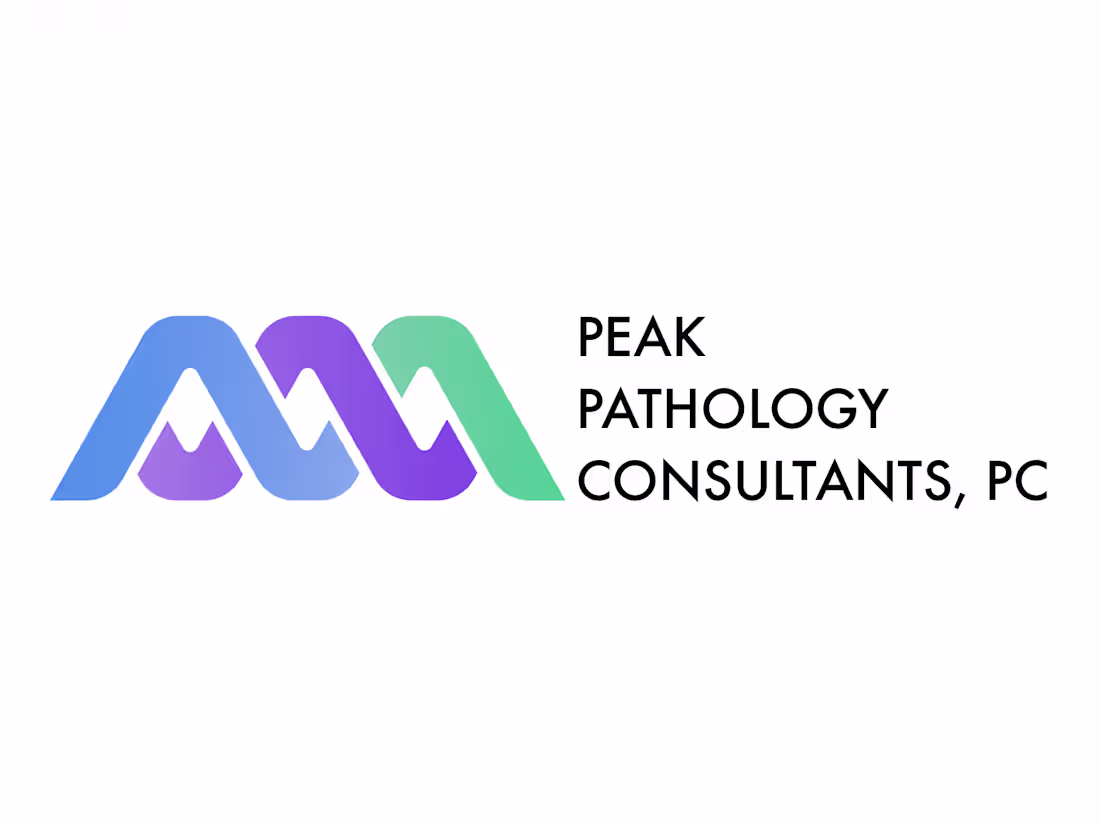 Cover image for Peak Pathology Logo Design