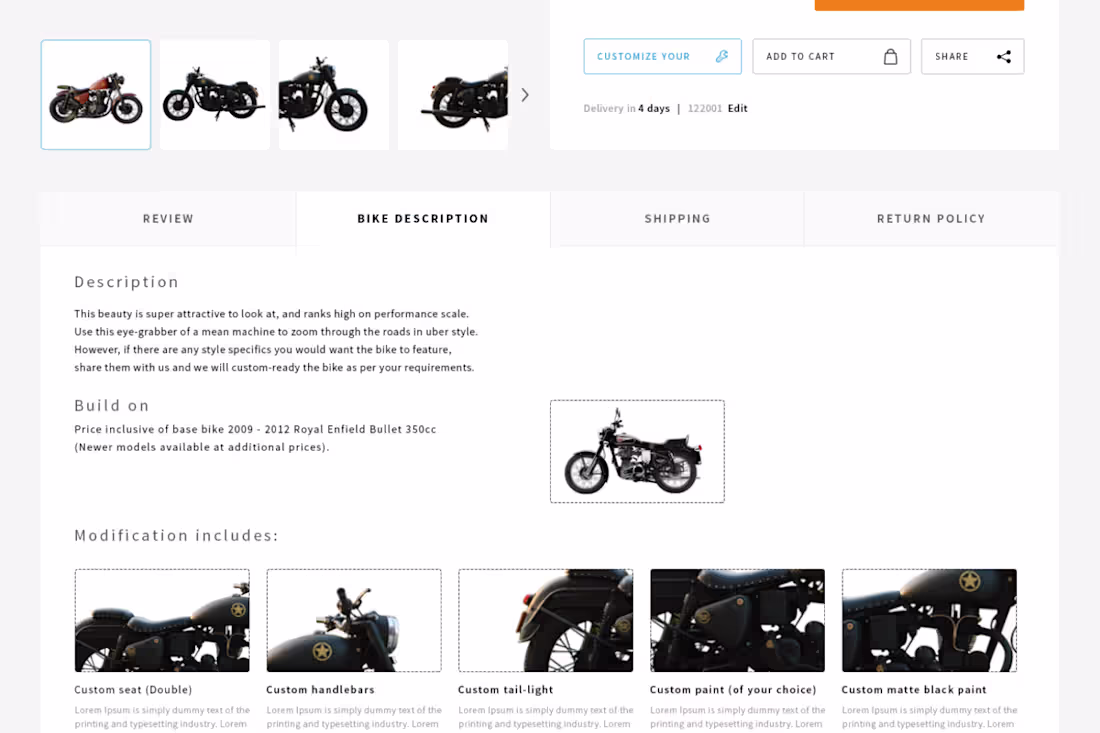 Cover image for Mobile Web & Desktop Web Redesign for On Demand E-commerce