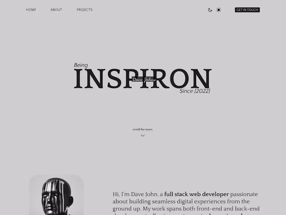 Cover image for Personal Portfolio design