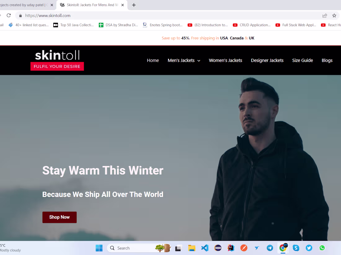 Cover image for Skintoll: Jackets For Mens And Womens | Vintage Leather Bomber …