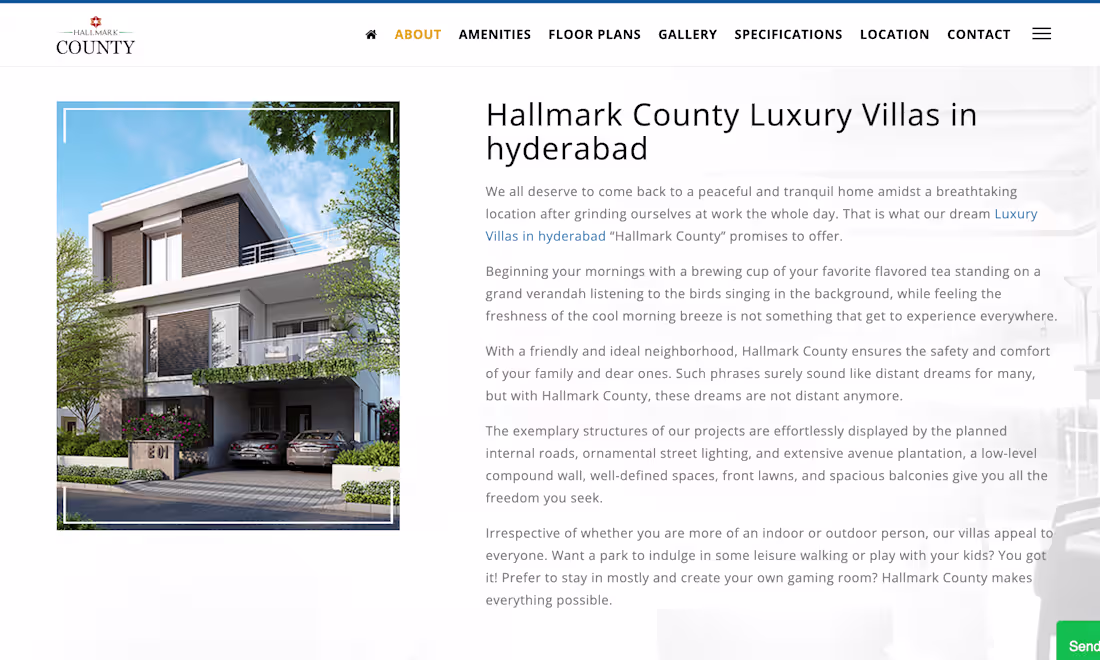 Cover image for Hallmark County - Website content