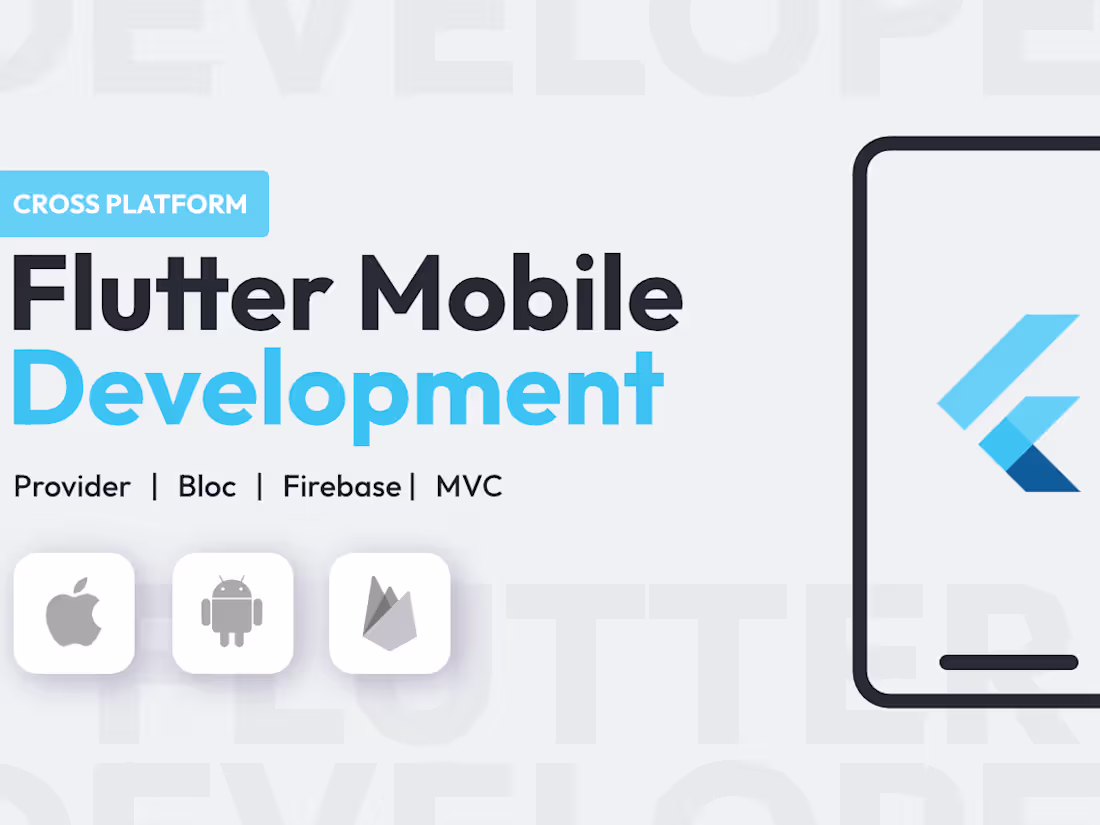 Cover image for I will create fultter app and maintain it 