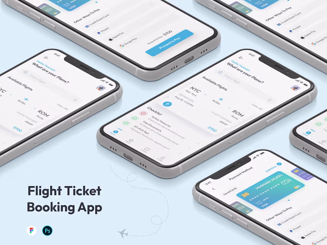 Cover image for A Flight Ticket Booking App Design