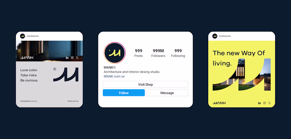 Cover image for MANK® Visual Identity