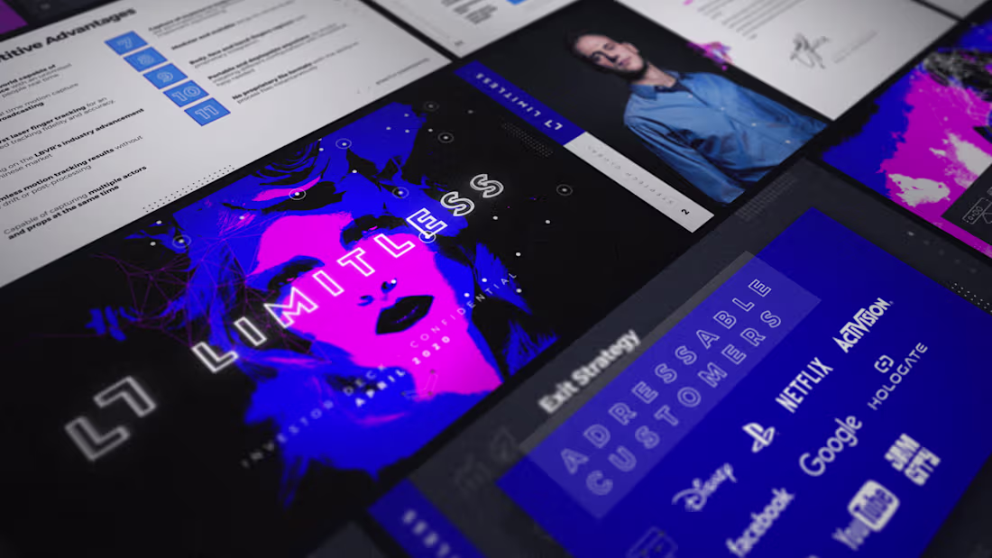 Cover image for Seed Pitch Deck For AR Motion Capture Startup