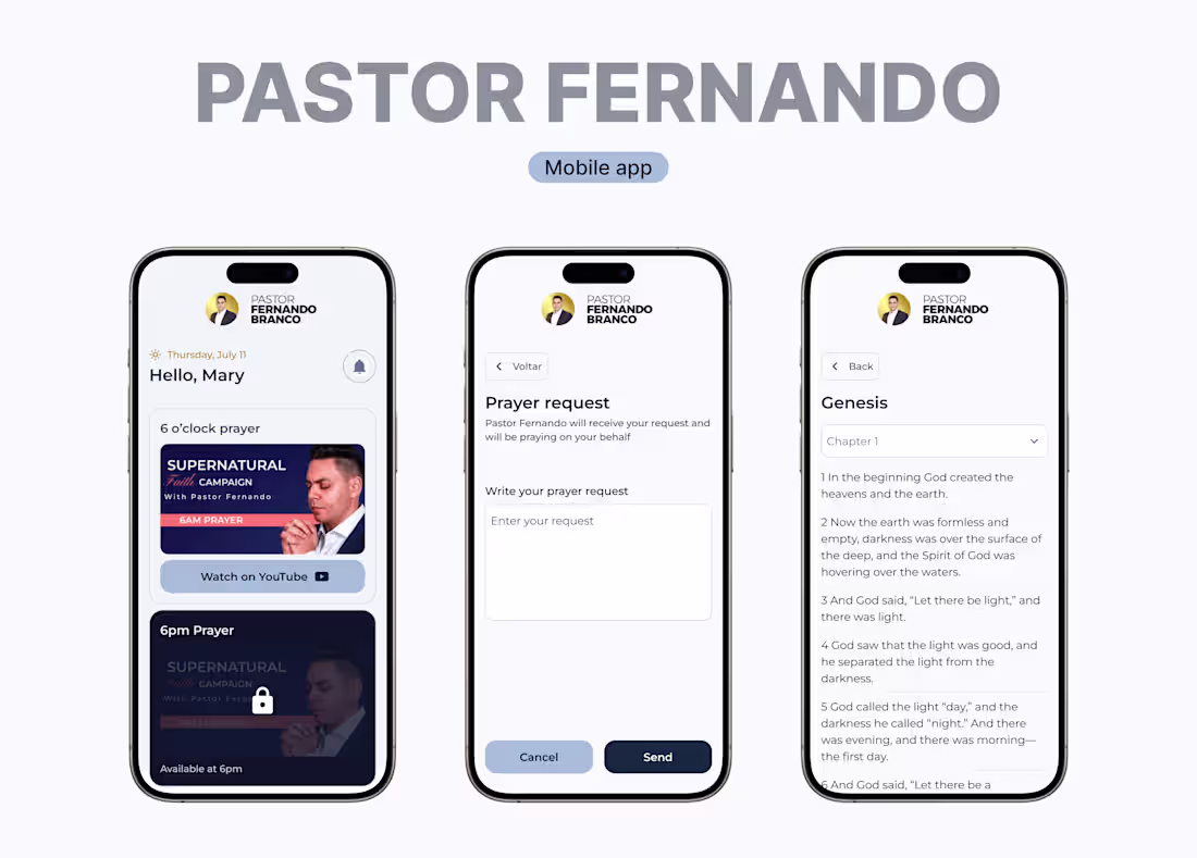 Cover image for Pastor Fernando Branco