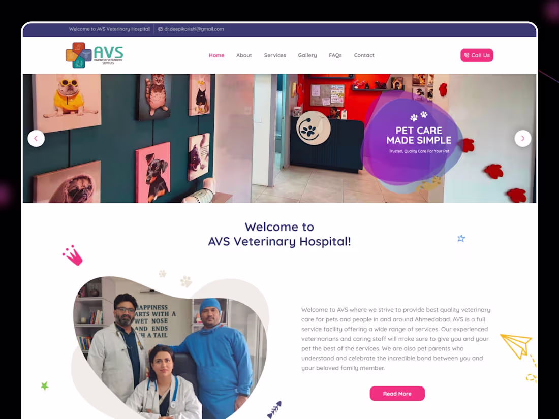 Cover image for AVS Pet Hospital