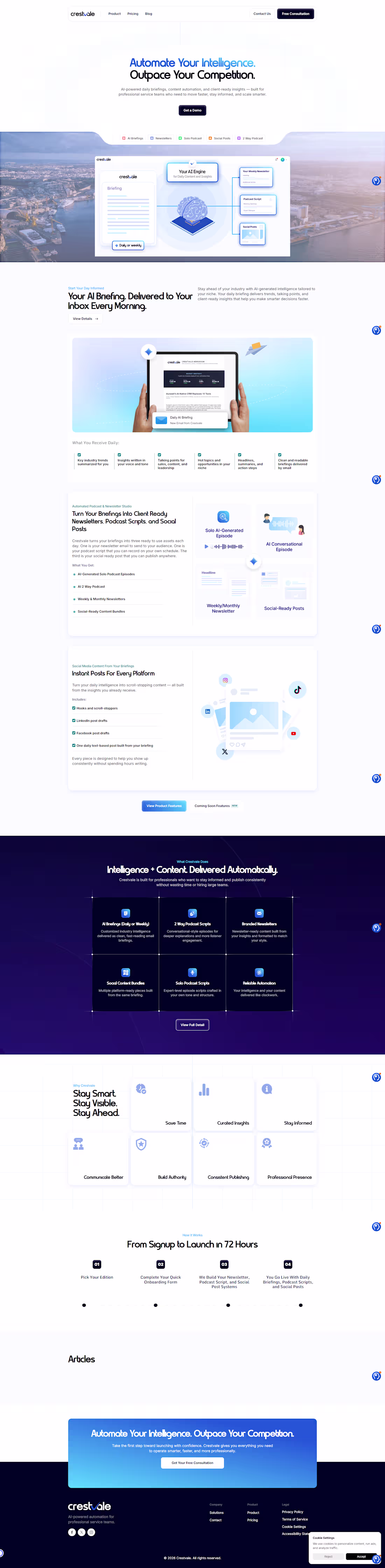 Cover image for Crestval.io (http://Crestval.io) is a modern web