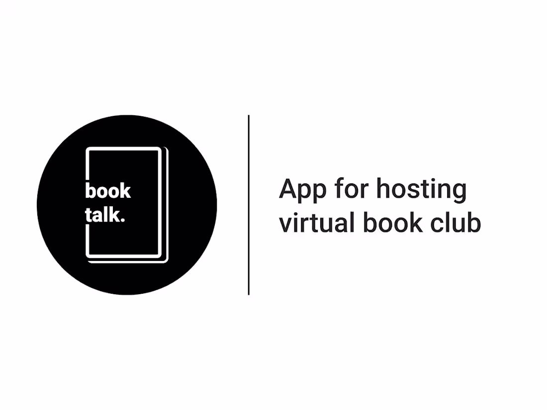 Cover image for BookTalk - A virtual book club hosting platform