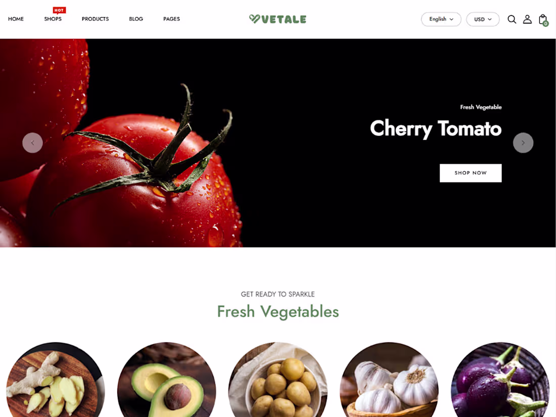 Cover image for VEGGIES SHOPIFY WEBSITE|SHOPIFY |WEBSITE DESIGN

Many