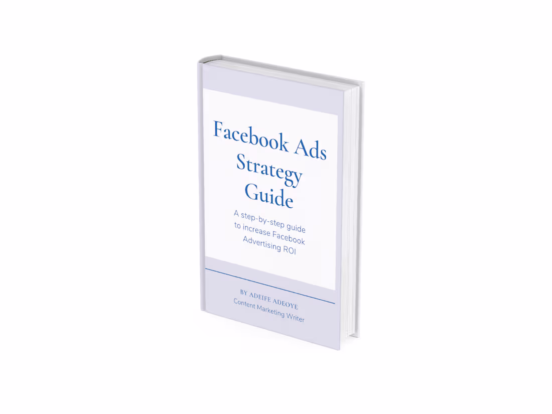 Cover image for Ebook: Facebook Ads Strategy Guide 