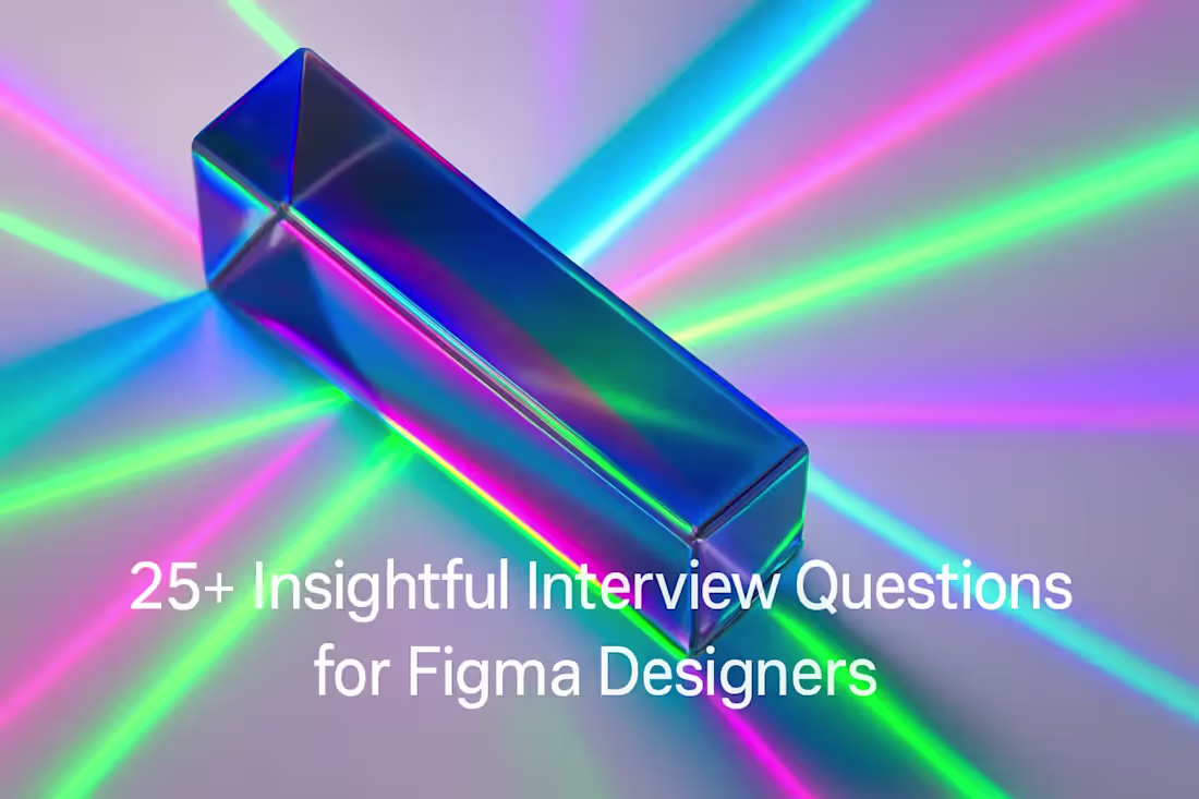 Cover image for 25+ Insightful Interview Questions for Figma Designers