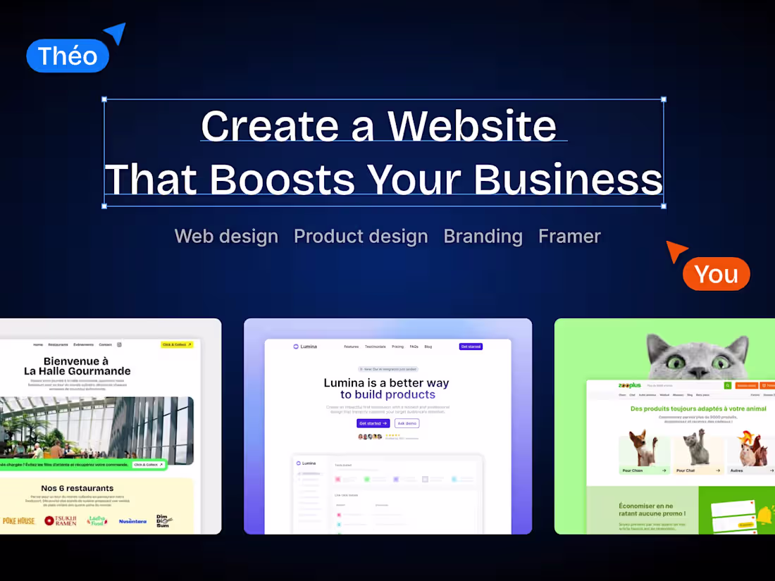 Cover image for Website (Design + Framer development)