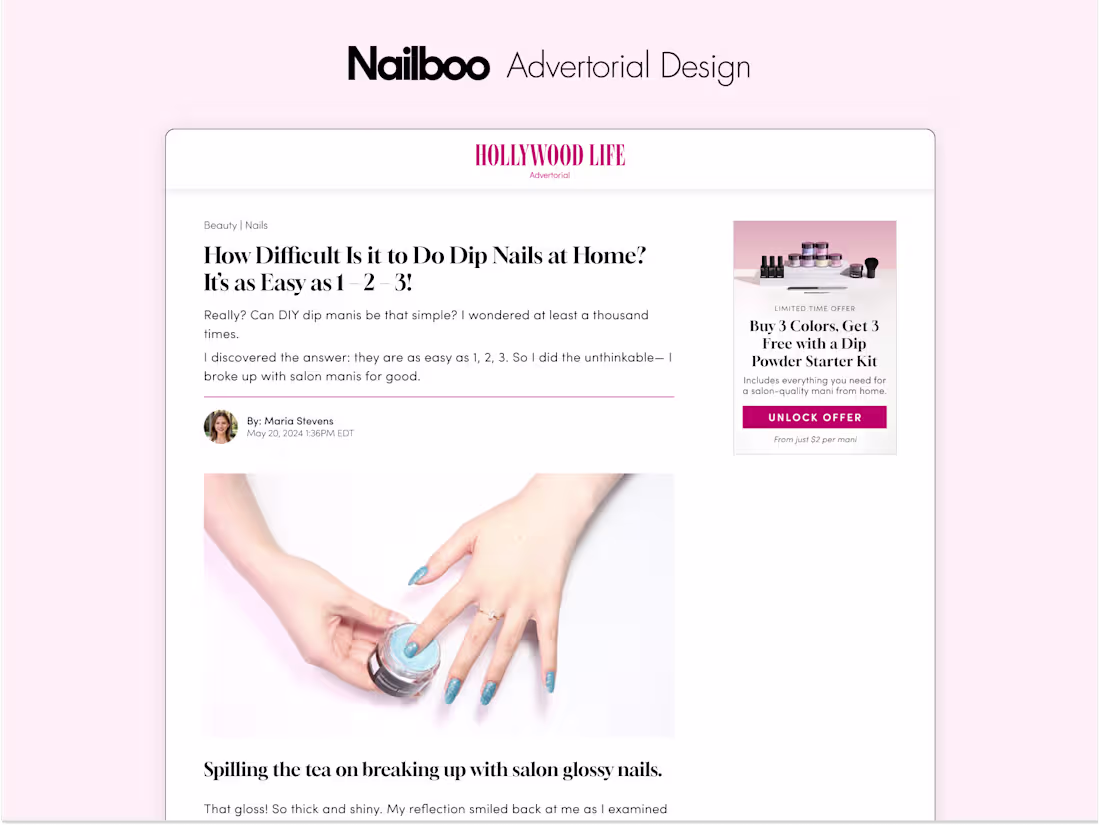 Cover image for Nailboo | Hollywood Life Advertorial