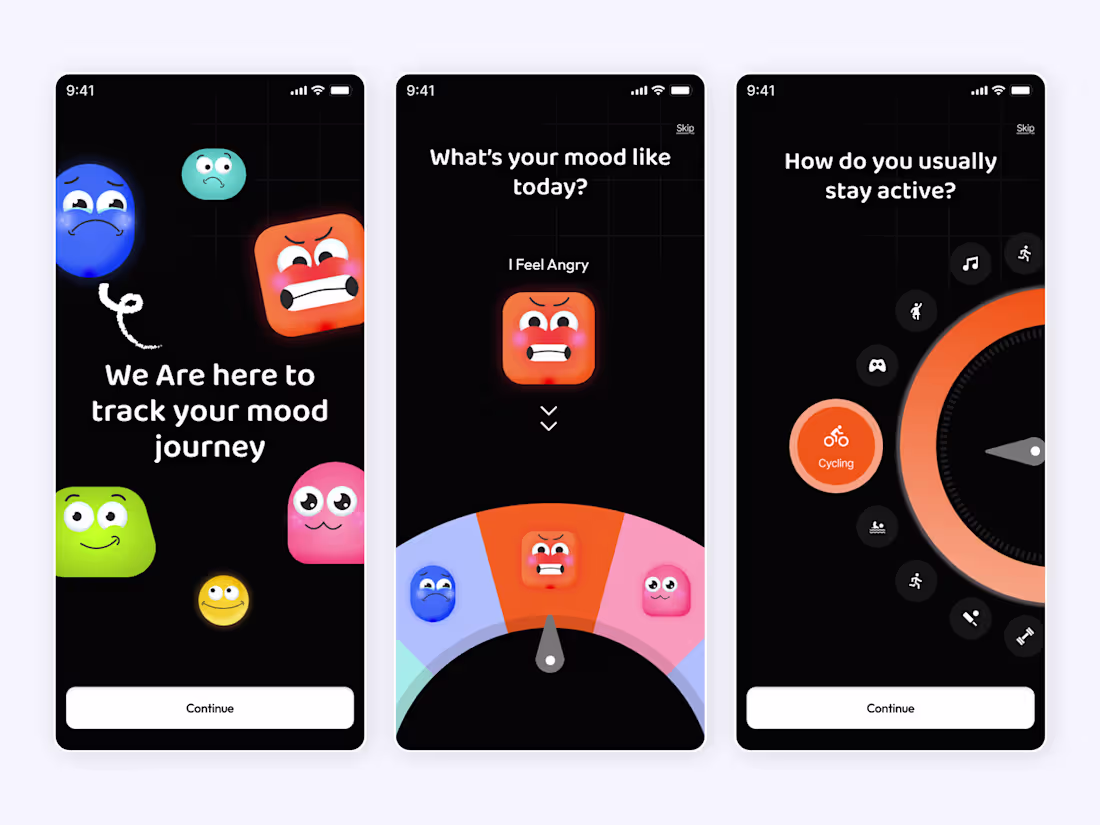 Cover image for Designed a mood tracking &
