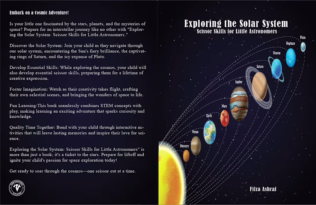 Cover image for Scissor Skills for Little Astronomers on Behance